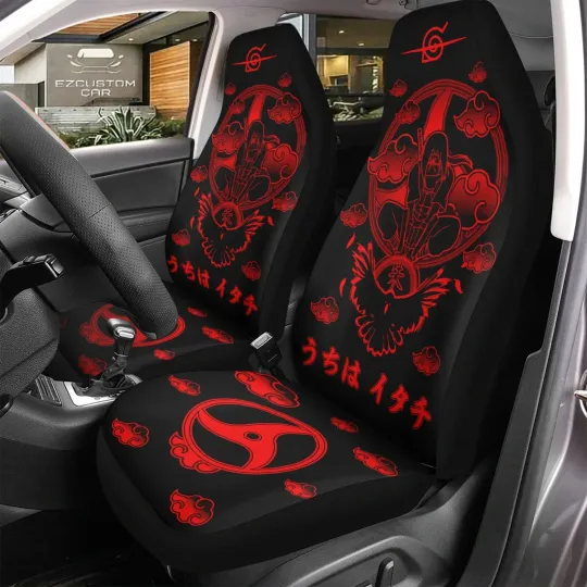 Narutoo Itachi Anime Car Seat Cover Set of 2