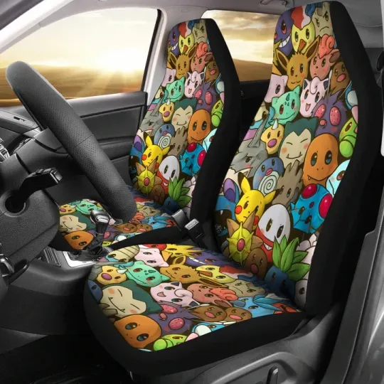 Anime PKM Car Seat Covers