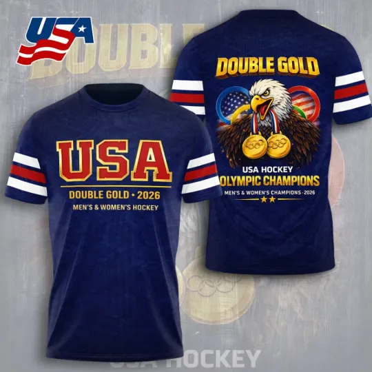 USA Hockey Olympic Champions 2026 3D Apparel