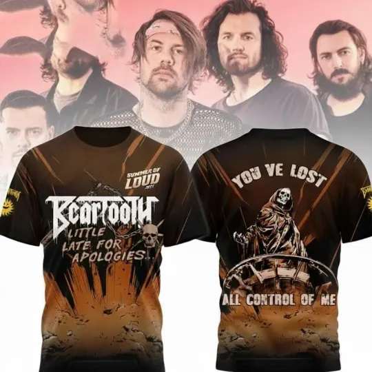 New Beartooth Summer Of Loud Tour 3D T-shirt
