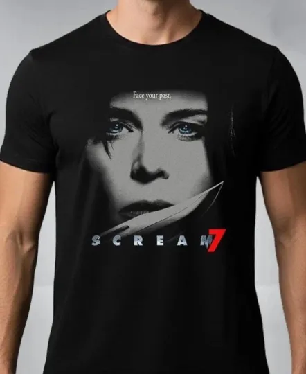 Discover Scream 7 Movie Tee 2026 T-Shirt Unisex Adult Large