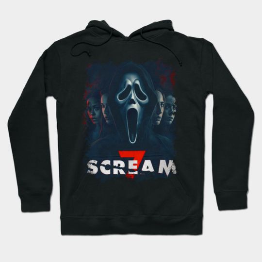 Scream 7 Kill Tour 2026 2 Sided, 30th Anniversary Horror, Ghostface Style Slasher - Scream 7 - Hoodie