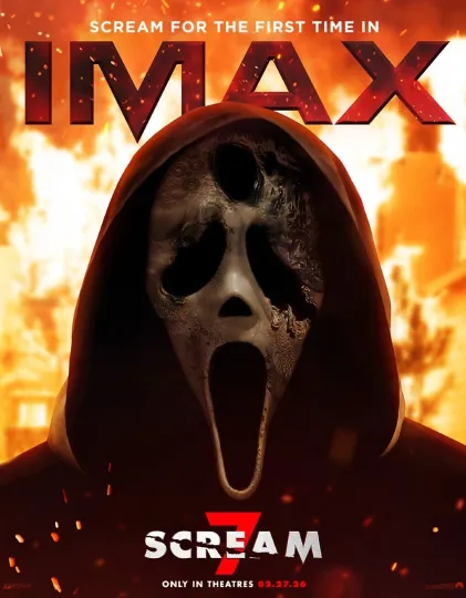 2026 Scream 7 Movie Poster Neve Campbell Coutney Cox Matthew Lillard