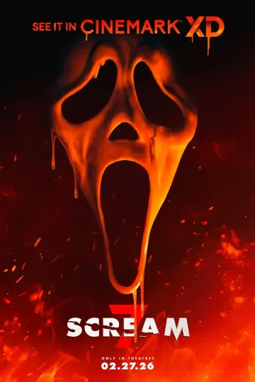 2026 Scream 7 Movie Poster Neve Campbell Coutney Cox Matthew Lillard