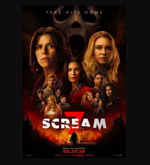 2026 Scream 7 Movie Poster Movie 2026 Poster