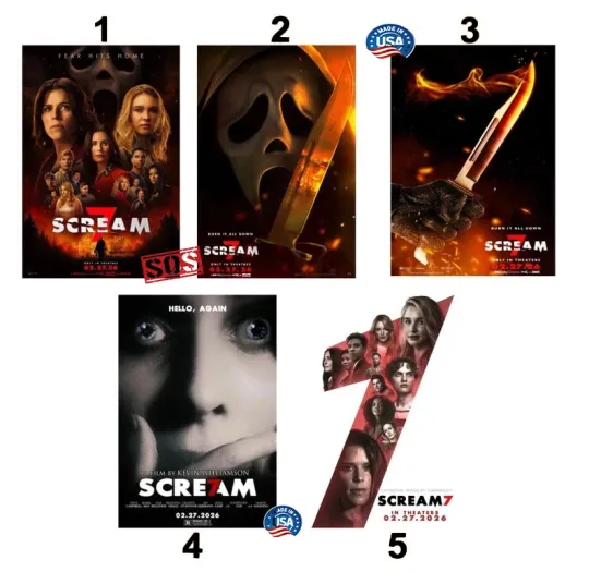 Movie Poster- Scream 7 (2026) Poster