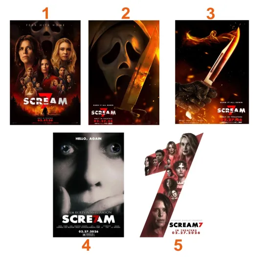 SALE! Scream 7 (2026) Movie Poster