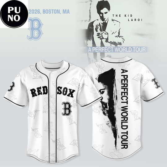 Boston Red Sox x The Kid Laroi 2026 World Tour Baseball Jersey