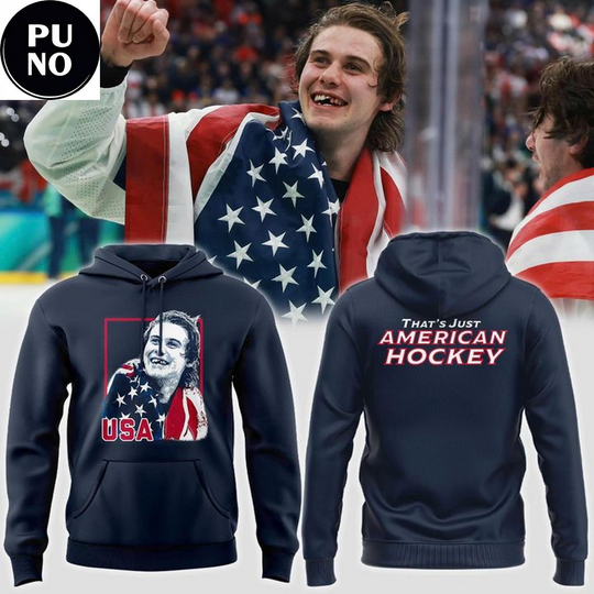 Jack Hughes USA Hockey Olympics Winter 2026 Champions Hero Hoodie