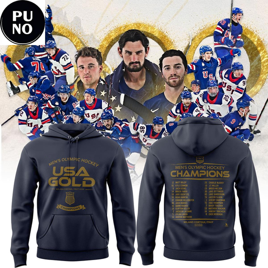 Team USA 2026 Olympic Milano Cortina Men Team Championship Hoodie