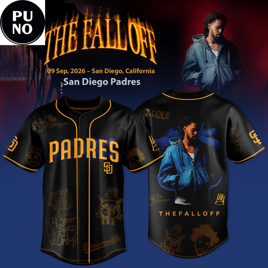 Discover San Diego Padres x The Fall Off 2026 World Tour Jersey