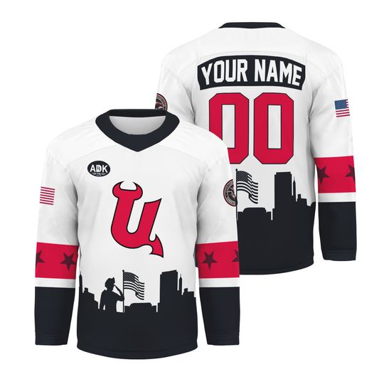 Personalized Utica Veterans Day Uniform 2025 Hockey Jersey