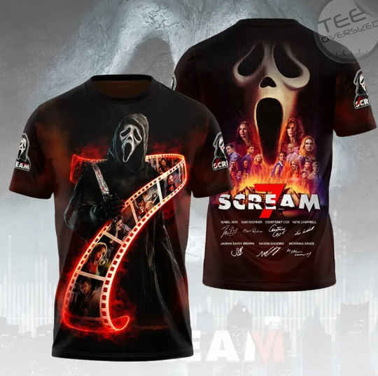 Scream 7 30th Anniversary Kill Tour 2026 Shirt, Scream 2026 T-Shirts