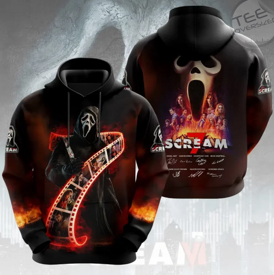 Discover Scream 7 30th Anniversary Kill Tour 2026 Hoodie, Scream 2026 Hoodie