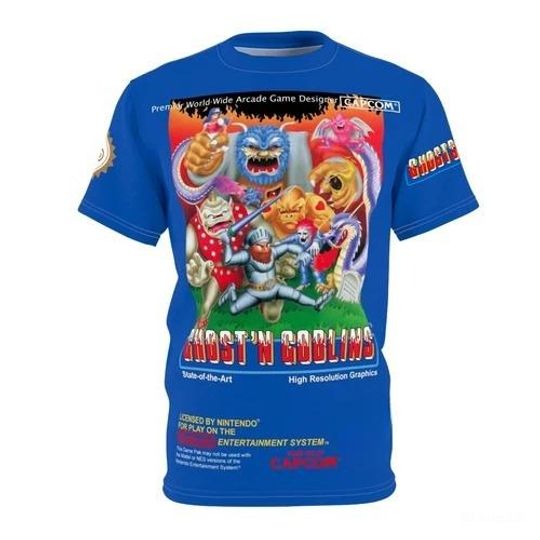 Ghosts 'n Goblins NES Retro Video Game Cover T-Shirt