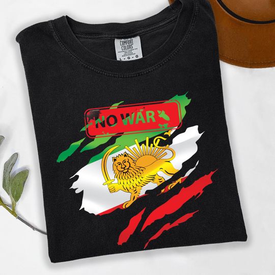Discover No War Iran & Usa T-Shirt, Protest Tee, Politacal Statement Graphic