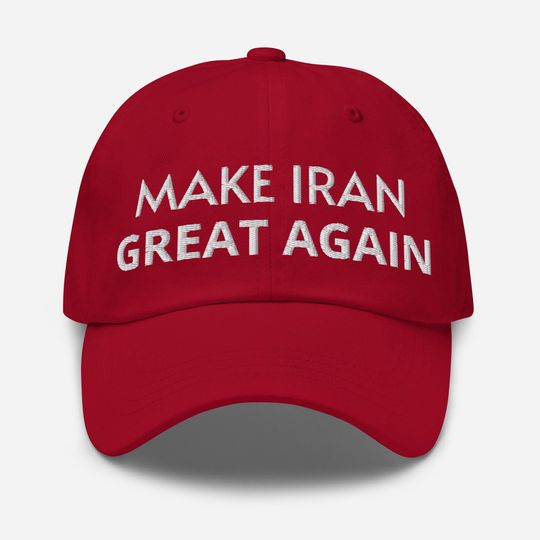 Discover Make Iran Great Again Embroidered Hat , Miga Hat, Lion and Sun Cap, Persian Adjustable Hat
