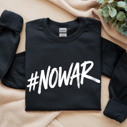 Discover No War With Iran Shirt  Anti War Protest Tee, Stop The War Statement, No More War Peace Activist Shirt
