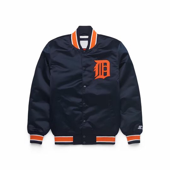 Detroit Team Tigers Baseball Jacket, Major League Baseball Fan Jacket