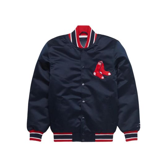 Bosston Team Red Soxx Baseball Jacket, Major League Baseball Fan Jacket