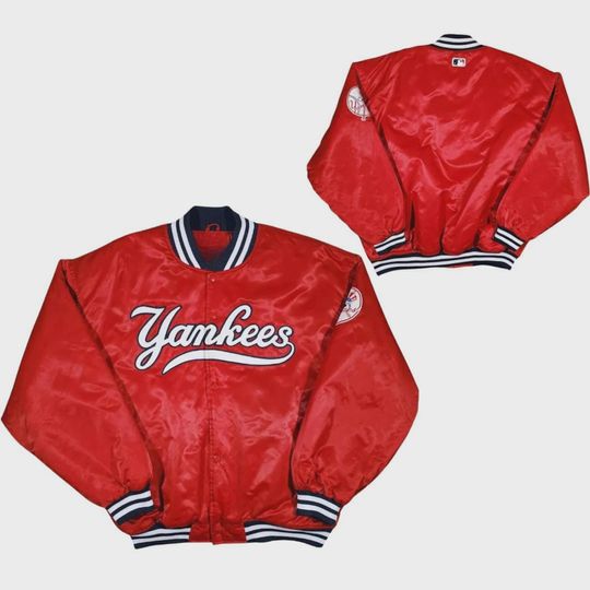 New York Team Yankees Baseball Jacket, Major League Baseball Fan Jacket