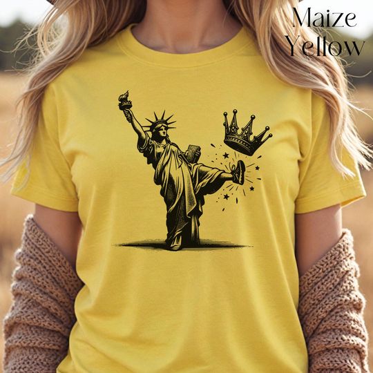 Discover No Kings Shirt, Statue of Liberty, Anti Trump, Anti-Trump, Protest Shirt, Liberal Tshirt, Democrat T Shirt, Anti Fascism, Democracy Tee