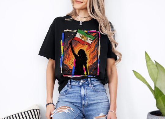 Discover Final Battle Iran Shirt, Persian Protest Tee, Iranian Lion and Sun, Iran Flag T-Shirt, Shir-o-Khorshid, Iranian Heritage Patriotic Pride Tee