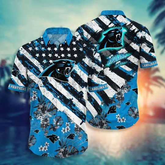 Carolina Panthers Panther Pride Paradise Hawaii, Gift For Fans, Gift For Friends