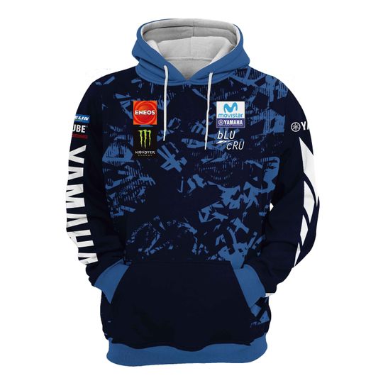 Discover Men's Yamaha MotoGP 3D Printed Hoodie for Men, Women