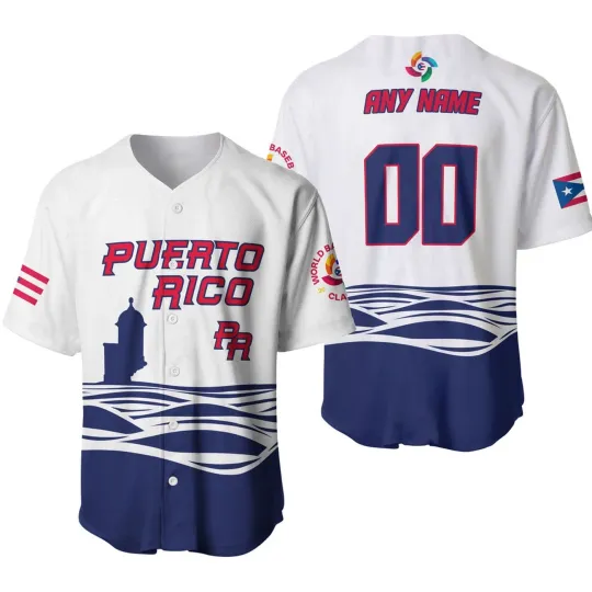 Team Puerto Rico 2026 World Baseball Classic Pesonalized Jersey Shirt Print