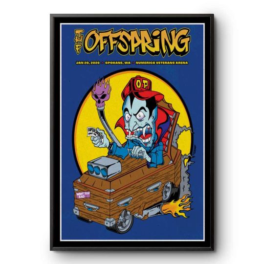 Discover The Offspring Spokane WA January 20 2026 Poster