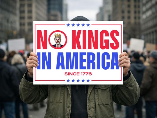 Discover No Kings In America Since 1776 Protest Sign, Anti Trump Dictator Protest Decor, Patriotic Gift