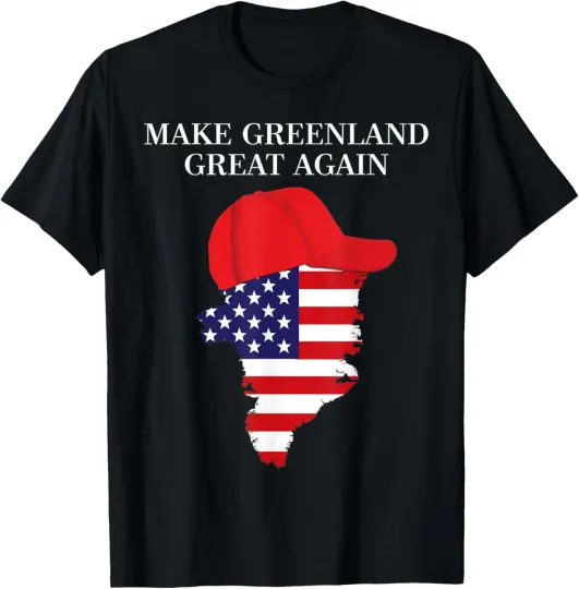 Discover Make Greenland Great Again Trump Political T-Shirt