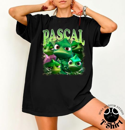 Discover Bootleg Pascal Rapunzel Vintage Shirt, Long Hair Princess Disneyland Shirt, Retro Disney Rapunzel Shirt, Lost Princess Tee, Magic Kingdom