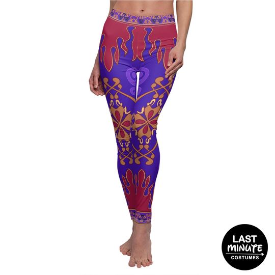 Discover Aladdin Costume, Magic Carpet Leggings, Run Disney Leggings, Disneyland Leggings, Disney World Leggings, Disney Cosplay Leggings