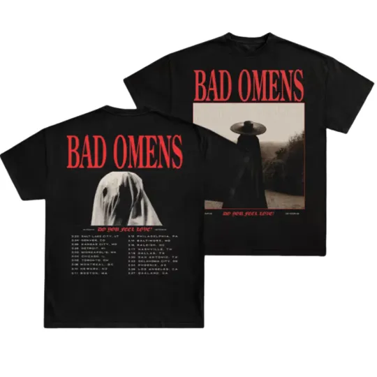 Discover Bad Omen DYFL NA Tour Date 2026 T-Shirt
