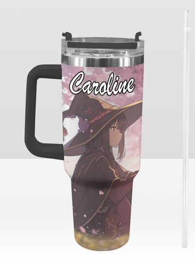 Discover KonoSuba 40 oz Tumbler: Personalized Stanley-Inspired Stainless Steel Cup