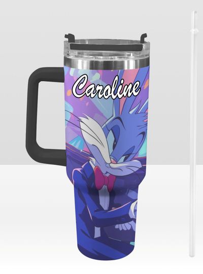 Discover Bugs Bunny 40 oz Tumbler: Looney Tunes Personalized Stanley-Inspired Stainless Steel Cup