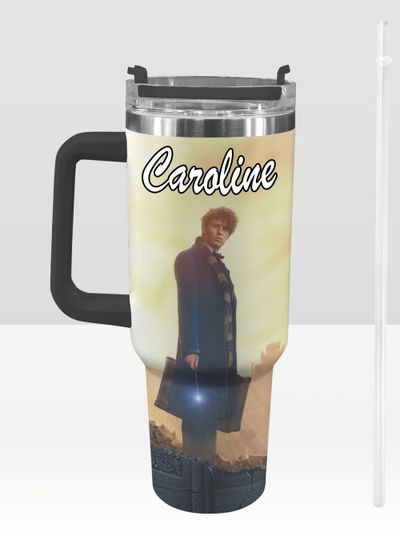Fantastic Beasts And Where To Find Them 40 oz Tumbler: Personalized Stanley-Inspired Stainless Steel Cup