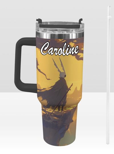 Hollow Knight Silksong 40 oz Tumbler: Video Game Personalized Stanley-Inspired Stainless Steel Cup