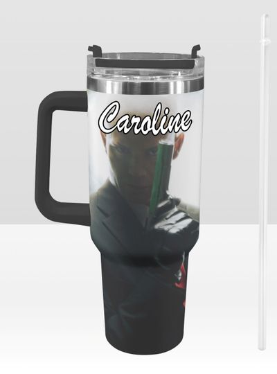 Hitman 40 oz Tumbler: Personalized Stanley-Inspired Stainless Steel Cup