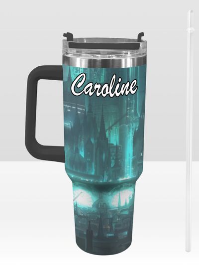 Final Fantasy VII 40 oz Tumbler: Personalized Stanley-Inspired Stainless Steel Cup