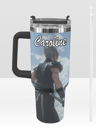 Final Fantasy 40 oz Tumbler: Personalized Stanley-Inspired Stainless Steel Cup