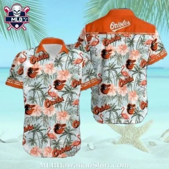 Discover Baltimore Baseball Team Orioless Classic Hibiscus Hawaiian Shirt