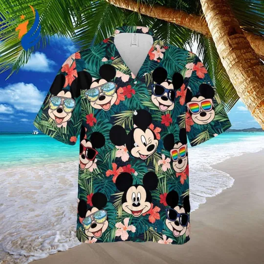 Discover Get the Ultimate Mickey Mouse Hawaiian Shirt – Perfect Blend of Fun and Style!