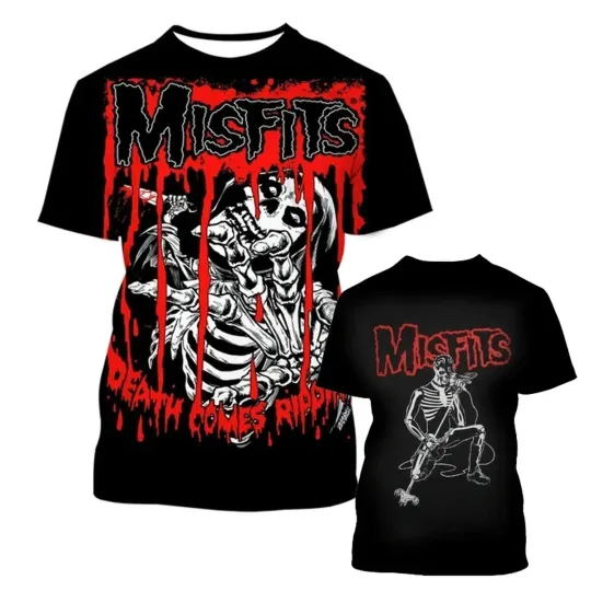 Misfits Happy Halloween Gift For Fan S-2345XL 3D Polyester T-shirt