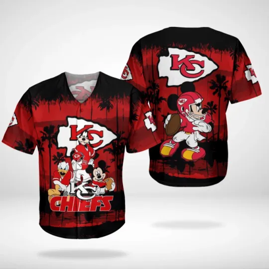 Discover Show Your Team Spirit with Kansas City Football Team Chiefss Mickey Hawaiian Shi