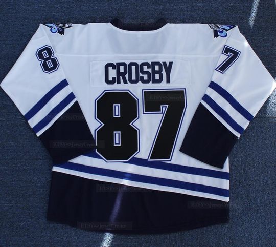 Discover Youth/Men Crosby #87 Canada Quebec Hockey Jersey White;Any Size;Custom Names;New Year Birthday Gift Jersey