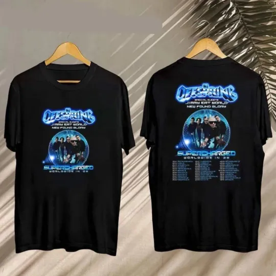 Discover The Offspring Tour Merch 2025 Unisex T-Shirt