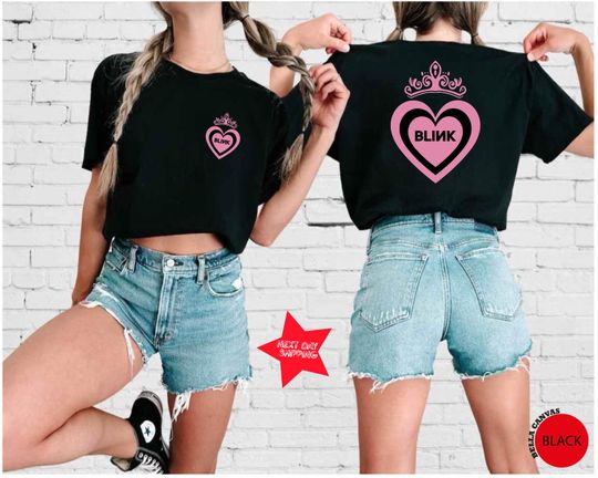 Discover Black Pink T-Shirt - Blink - KPOP Fans Double Sided T-Shirt - Korean Gifts